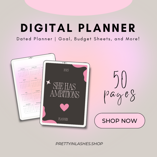 She Has Ambitions 📅✨ Digital Planner 🖥️💖